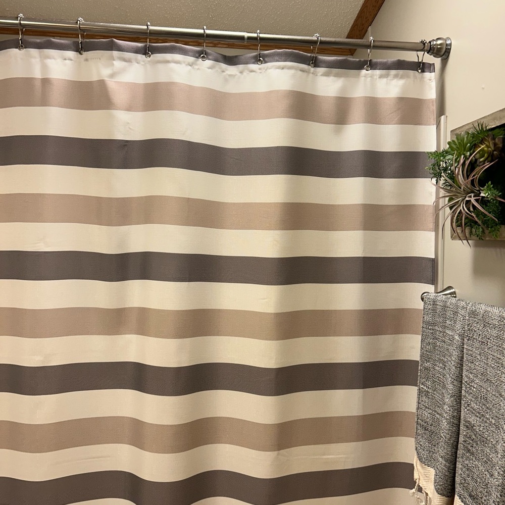 Distinctly Home Fabric Shower Curtain Set